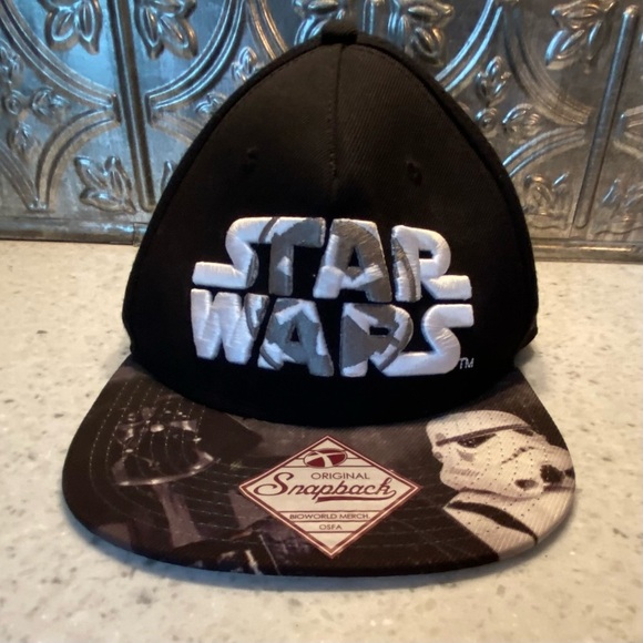 Bioworld Other - Star Wars Snapback Black Darth Vader Stormtrooper Adjustable Baseball Cap Hat